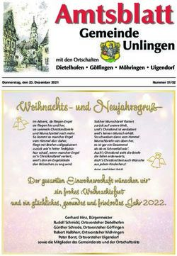 Weihnachts- und Neujahrsgru&szlig; - Unlingen