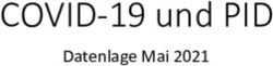 COVID-19 und PID Datenlage Mai 2021 - Immundefekt.de