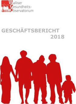 GESCHÄFTSBERICHT 2018 - Observatoire valaisan de la santé
