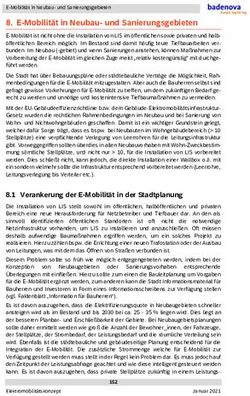 E-Mobilit&auml;t in Neubau- und Sanierungsgebieten - E-Mobilit&auml;t in Neubau- und Sanierungsgebieten - Stadt ...