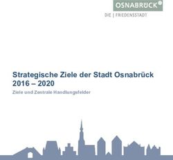 Strategische Ziele der Stadt Osnabr&uuml;ck 2016 2020 - Ziele und Zentrale Handlungsfelder