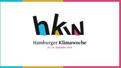 Hamburger Klimawoche 22.-29. September 2019