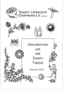 Nachrichten Shanti Familie - aus der Sommer 2021