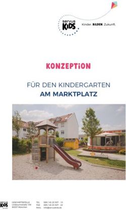 AM MARKTPLATZ FÜR DEN KINDERGARTEN - KIBEG