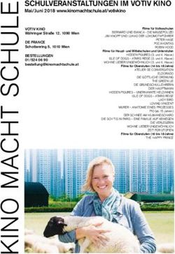 ESCHULVERANSTALTUNGEN IM VOTIV KINO - Kino macht Schule