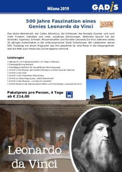 500 Jahre Faszination eines Genies Leonardo da Vinci - Gadis Tourist ...