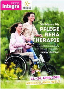 PFLEGE REHA THERAPIE Die Messe f&uuml;r- 24. APRIL 2020 MESSEGEL&Auml;NDE WELS