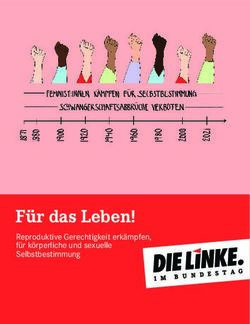 F&uuml;r das Leben! Reproduktive Gerechtigkeit erk&auml;mpfen, f&uuml;r k&ouml;rperliche und sexuelle Selbstbestimmung - Fraktion DIE ...