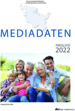 MEDIADATEN 2022 PREISLISTE - Lokale Wochenzeitungen