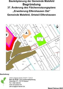 Begr&uuml;ndung Bauleitplanung der Gemeinde Malsfeld