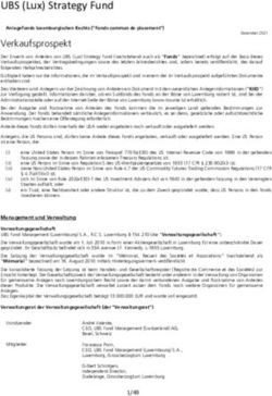 UBS (Lux) Strategy Fund - TeleTrader.com