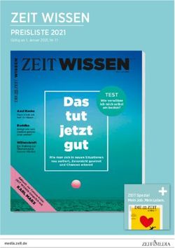 ZEIT WISSEN PREISLISTE 2021 - ZEIT Spezial Mein Job. Mein Leben. + - iq media marketing GmbH