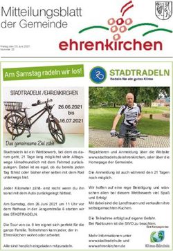 Mitteilungsblatt der Gemeinde - Gemeinde Ehrenkirchen