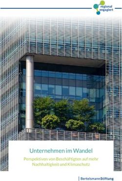 Unternehmen im Wandel - Perspektiven von Beschäftigten auf mehr Nachhaltigkeit und Klimaschutz - Bertelsmann Stiftung