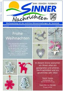 Frohe Weihnachten - Gemeinde Sinn