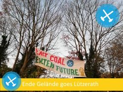 Ende Gel&auml;nde goes L&uuml;tzerath
