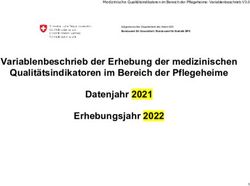 Variablenbeschrieb der Erhebung der medizinischen Qualit&auml;tsindikatoren im Bereich der Pflegeheime Datenjahr 2021 Erhebungsjahr 2022