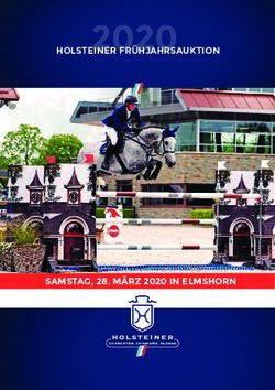 HOLSTEINER FRÜHJAHRSAUKTION - SAMSTAG, 28. MÄRZ 2020 IN ELMSHORN holsteiner
