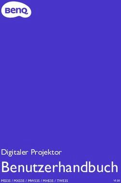 Benutzerhandbuch Digitaler Projektor