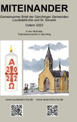 MITEINANDER - www.laudatekirche.de www.severinkirche.de - Gemeinsamer Brief der Garchinger Gemeinden - St. Severin Garching