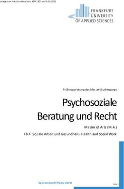 Psychosoziale Beratung und Recht - Master of Arts (M.A.) Fb 4: Soziale Arbeit und Gesundheit-Health and Social Work - an der Frankfurt ...