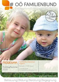 Frühling/Sommer 2020 - OÖ Familienbund