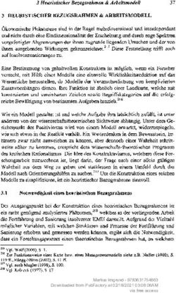 3 HEURISTISCHER BEZUGSRAHMEN & ARBEITSMODELL - Peter Lang Publishing