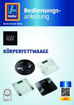 Bedienungs-anleitung - K&Ouml;RPERFETTWAAGE - Hofer