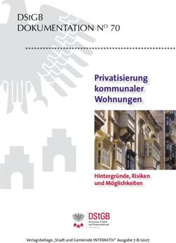 PRIVATISIERUNG KOMMUNALER WOHNUNGEN - DSTGB DOKUMENTATION NO 70