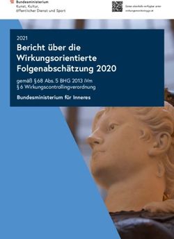Bericht über die Wirkungsorientierte Folgenabschätzung 2020 - 2021 Bundesministerium für Inneres