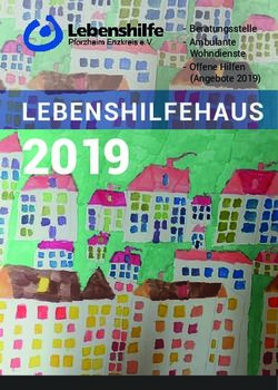 2019 LEBENSHILFEHAUS - Beratungsstelle - Ambulante Wohndienste - Offene Hilfen (Angebote 2019) - Lebenshilfe Pforzheim Enzkreis eV
