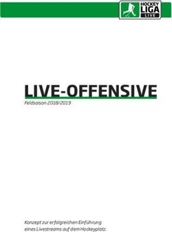 LIVE-OFFENSIVE Feldsaison 2018/2019 - Konzept zur erfolgreichen Einf&uuml;hrung eines Livestreams auf dem Hockeyplatz - Hockeyliga Live