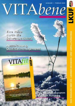 Eine Reise durch die Schwangerschaft Auszeichnung Qualit&auml;tsmanagement - LKUF