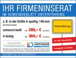 UNTERF&Ouml;HRING G emeindeblatt - Gemeinde Unterf&ouml;hring