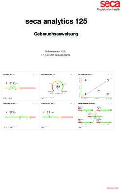 Seca analytics 125 Gebrauchsanweisung