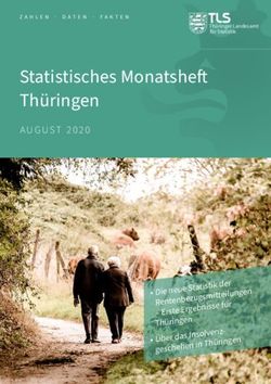 Statistisches Monatsheft Th&uuml;ringen - AUGUST 2020 - ZAHLEN DATEN FAKTEN - Ausgabe August 2020