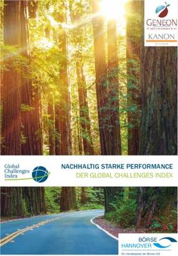 NACHHALTIG STARKE PERFORMANCE DER GLOBAL CHALLENGES INDEX - B&Ouml;RSE - GENEON Global Challenges ...