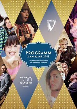 HALBJAHR 2018 - Volkshaus Jena