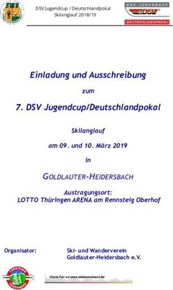 Einladung und Ausschreibung 7. DSV Jugendcup/Deutschlandpokal