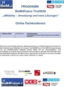 PROGRAMM BieM4Future Tirol2020 - "eMobility - Umsetzung und neue L&ouml;sungen"