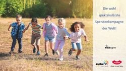 Die wohl spektakul&auml;rste Spendenkampagne der Welt!