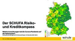 Der SCHUFA Risiko- und Kreditkompass - Welche Auswirkungen hat die Corona-Pandemie auf die Verbraucher?