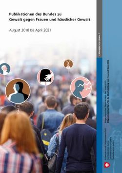 Publikationen des Bundes zu Gewalt gegen Frauen und häuslicher Gewalt August 2018 bis April 2021