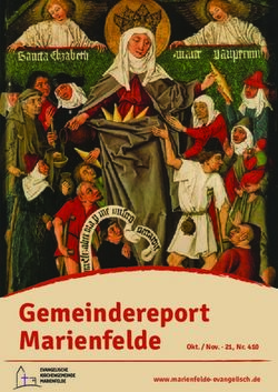 Gemeindereport Marienfelde - Okt. / Nov. 21, Nr. 410 www.marienfelde-evangelisch.de