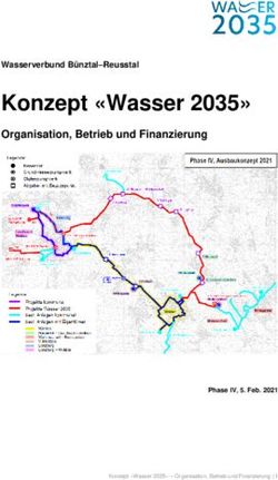 Konzept "Wasser 2035" - Organisation, Betrieb und Finanzierung - Gemeinde Kallern