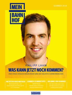 WAS KANN JETZT NOCH KOMMEN? - PHILIPP LAHM - Einkaufsbahnhof