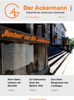 Der Ackermann - Nach Osten: Initiative der Bischöfe Seite 3 - Ackermann-Gemeinde