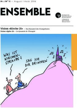 Vision "Kirche 21" - Das Dynamit des Evangeliums - Vision "Eglise 21" - La dynamite de l'Evangile - Reformierte Kirchen Bern-Jura-Solothurn