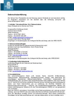 DATENSCHUTZERKL&Auml;RUNG - CONGRESSPARK WOLFSBURG