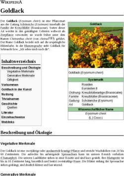 Goldlack - Das Kleingartenportal